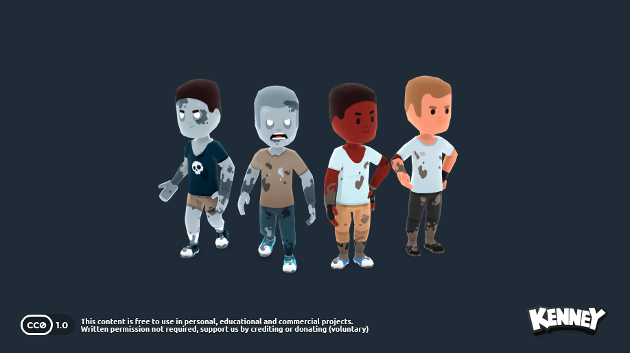 Animated Characters Survivors preview