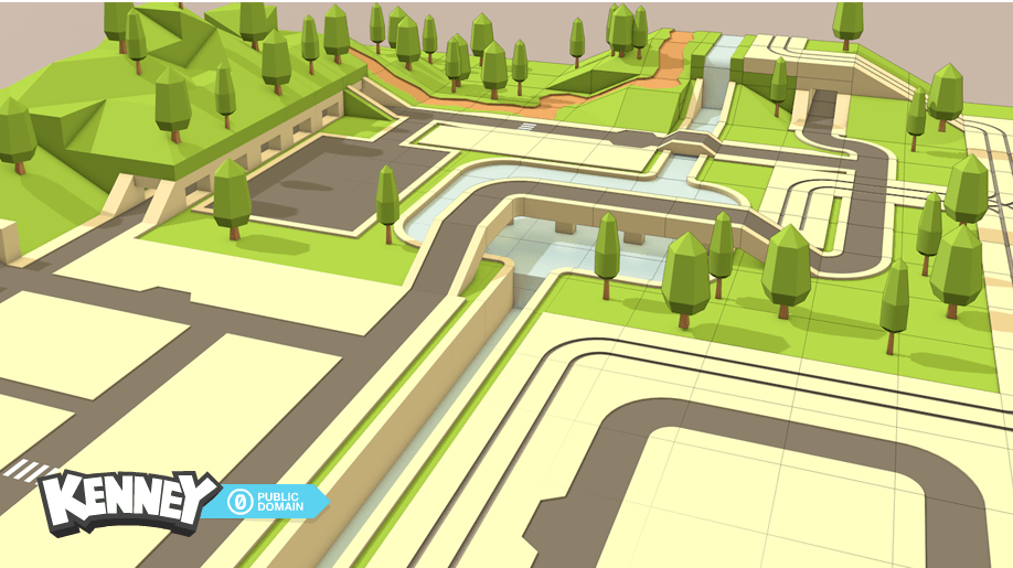 3D Road Tiles preview