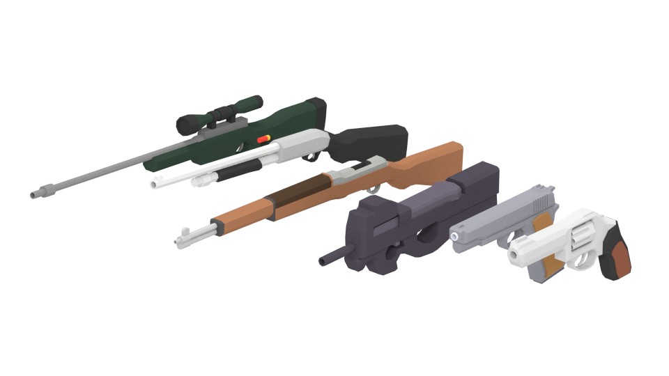 Animated Guns Pack preview