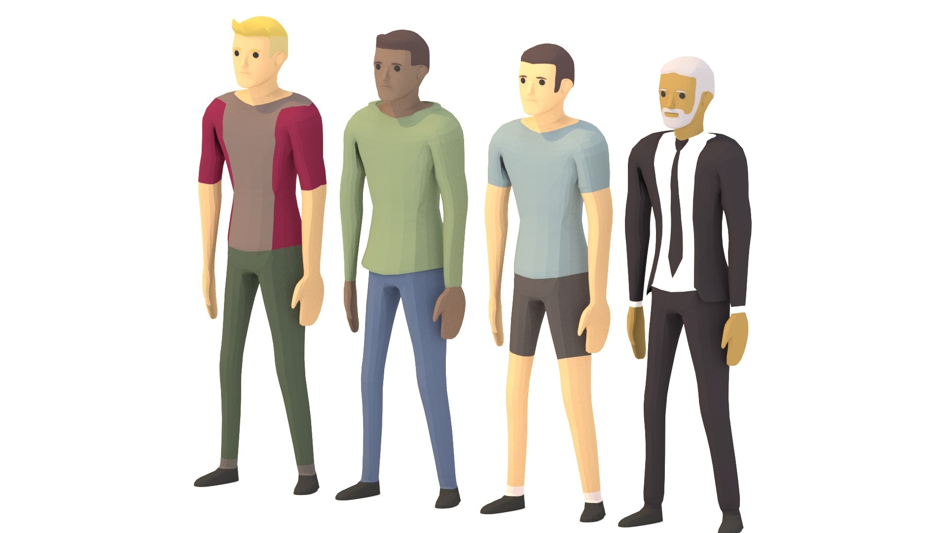 Animated Men Pack preview